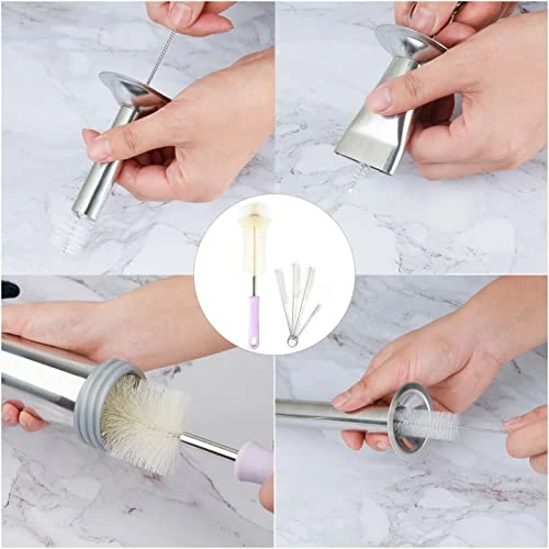 Top 10 ๐ WILDDIGIT Professional Beef Jerky Gun Kits, Stainless Steel Jerky Maker, Jerky Cannon, Meat Gun With 5 Stainless Nozzles And 5 Brushesโฆ โ๏ธ - Image 5