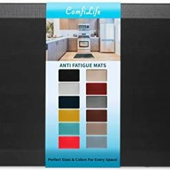 Wholesale ⭐ ComfiLife Anti Fatigue Floor Mat – 3/4 Inch Thick Perfect Kitchen Mat, Standing Desk Mat – Comfort At Home, Office, Garage – Durable – Stain Resistant – Non-Slip Bottom (20" X 32", Black) 🎁