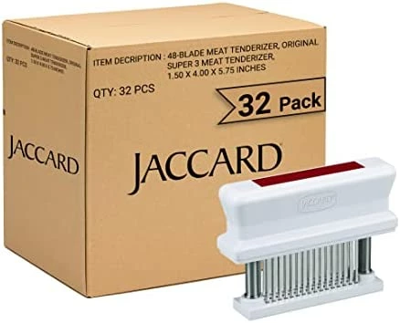 Best reviews of π Jaccard 48-Blade Meat Tenderizer, Original Super 3 Meat Tenderizer, 1.50 X 4.00 X 5.75 Inches, White π - Image 10