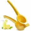 Wholesale 😍 Y-me Manual Juicer Citrus Lemon Squeezer,Fruit Juicer Lime Press Metal,Professional Hand Juicer Kitchen Tool(yellow） ⌛