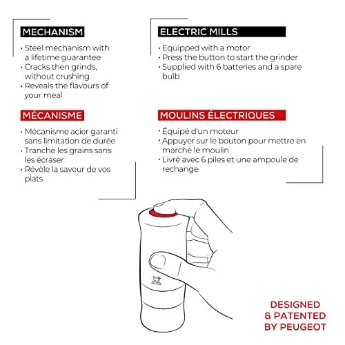 Best reviews of π€© Peugeot Zeli Pepper Mill, Gray π€© - Image 5