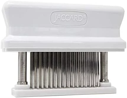 Best reviews of π Jaccard 48-Blade Meat Tenderizer, Original Super 3 Meat Tenderizer, 1.50 X 4.00 X 5.75 Inches, White π - Image 9