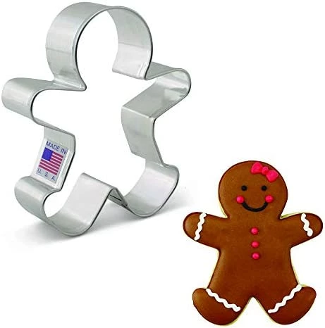 Cheap π Happy Gingerbread Man Cookie Cutter, Large 5.25" By β - Image 6