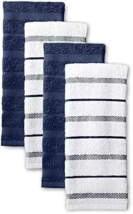 Top 10 π KitchenAid Albany Kitchen Towel 4-Pack Set, Charcoal Grey/White, 16"x26" π - Image 9
