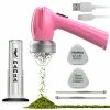 Budget 🎉 Mamba V2-55 Electric Herb Grinder , USB Rechargeable Automatic Grinder Fast Mill With Aluminum Alloy Head, Includes Herb And Spices Holding System (Pink) 🌟