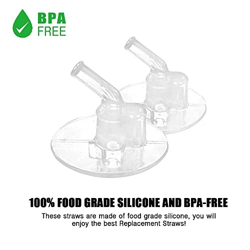 Discount π Greant Replacement Straws For Thermos Funtainer 12oz (Model F401 & F410), Thermos Straws Replacement Kids, Thermos Water Bottle Replacement Parts, Funtainer Thermos 12oz Straw Set With Straw Brush Cl β - Image 3