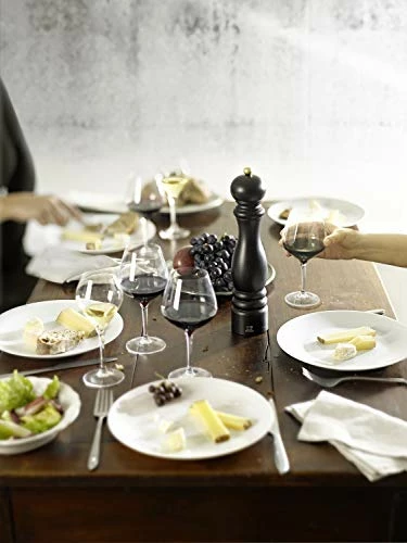 Best deal π Peugeot Palace 4 Inch Silver Plated Salt Mill, Antique Brown β - Image 3