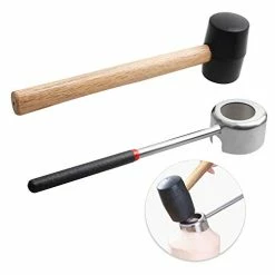 Best reviews of 🛒 YiePhiot Coconut Opener Tools With 🔨 Hammer, Super Safe & Easy To Open Young Coconuts Tool, Food Grade Stainless Steel Coconut Opener Set, Rubber Mallet With Handl 👏