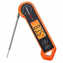 Outlet 👍 ThermoPro TP19H Digital Meat Thermometer For Cooking With Ambidextrous Backlit And Motion Sensing Kitchen Cooking Food Thermometer For BBQ Grill Smoker Oil Fry 🍬 Candy Instant Read Thermometer Red ✨