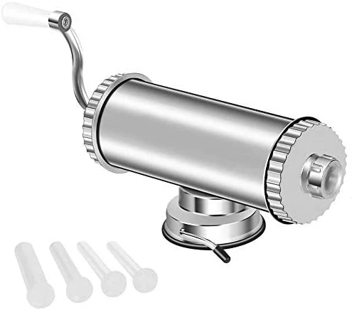 Top 10 π MASTER FENG Sausage Stuffer, Stainless Steel Homemade Sausage Maker Vertical Meat Filling Kitchen Machine, Packed 8 Stuffing Tubes (2.5LBS/1.5L) π - Image 6