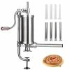 Top 10 🎁 MASTER FENG Sausage Stuffer, Stainless Steel Homemade Sausage Maker Vertical Meat Filling Kitchen Machine, Packed 8 Stuffing Tubes (2.5LBS/1.5L) 👍