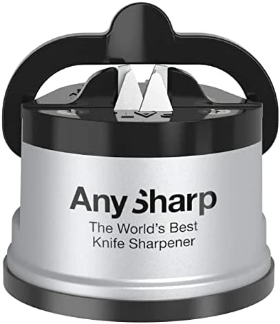 Hot Sale β AnySharp Essentials - Knife Sharpener With PowerGrip - For Knives And Serrated Blades Blue π - Image 8