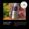 Hot Sale 🥰 COLE & MASON Derwent Pepper Grinder - Stainless Steel Mill Includes Gourmet Precision Mechanism And Premium Peppercor ⭐