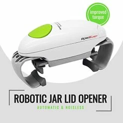 Wholesale 🎁 Emson Robotwist Jar Opener, Automatic Jar Opener, Deluxe Model With Improved Torque, Robo Twist Kitchen Gadgets For Home, Electric Handsfree Easy Jar Opener – Works On All Jar Sizes, As Seen On TV 😍