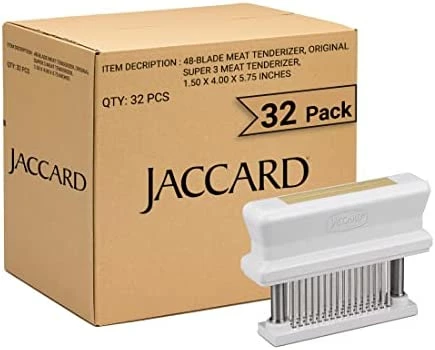 Best reviews of π Jaccard 48-Blade Meat Tenderizer, Original Super 3 Meat Tenderizer, 1.50 X 4.00 X 5.75 Inches, White π - Image 11