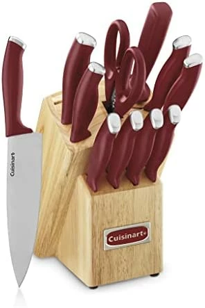 Cheapest ๐ Cuisinart C77SSW-12P Color Pro Collection 12 Piece Knife Block Set, White White/stainless Steel ๐ - Image 9