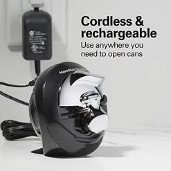 Coupon 🎉 Hamilton Beach Walk 'n Cut Electric Can Opener For Kitchen, Use On Any Size, Automatic And Hand-Free, Cordless & Rechargeable, Easy Clean Removable Blade, Black (76501G) 🔥