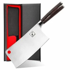 Flash Sale ⌛ Imarku Cleaver Knife 7 Inch Meat Cleaver - SUS440A Japan High Carbon Stainless Steel Butcher Knife With Ergonomic Handle For Home Kitchen And Restaurant, Ultra Sharp ❤️