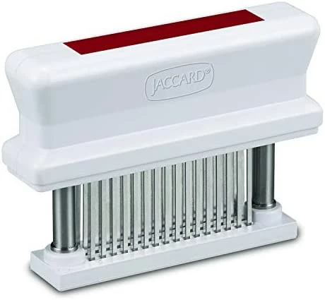 Best reviews of π Jaccard 48-Blade Meat Tenderizer, Original Super 3 Meat Tenderizer, 1.50 X 4.00 X 5.75 Inches, White π - Image 6