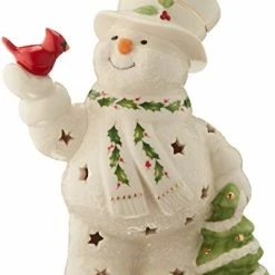 Best Pirce 😀 Lenox 879209 Happy Holly Days Light-Up Figuri 🔔