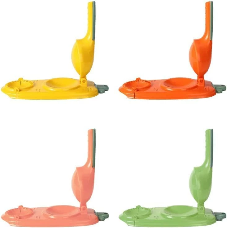 Deals ❤️ YISTEROD 2023 Dumpling Skin Artifact DIY Dumpling Maker -【New Version】2 In 1 Dumpling Maker, Multifunction DIY Manual Dumpling Press Molds Set, Safety ABS Material, Easy-tool For Dumpling Make (Red) ⭐ - Image 11