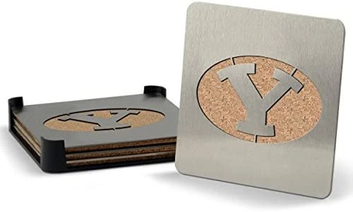Buy π YouTheFan NCAA Boasters, 4-Piece Stainless Steel Laser-Cut Team Coaster Set π - Image 9