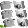 Best Pirce 🔥 6 Pcs Finger Protector For Cutting Food,Stainless Steel Finetaur Finger Guard For Cutting Vegetables,Finger Shield For Dicing Slicing Chopping Thumb Finger Guard(Double & Single Finger) 🤩