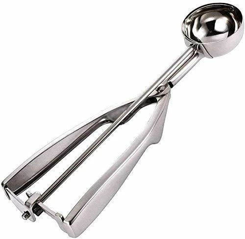 Flash Sale β Cookie Scoop Set,JSDOIN Ice Cream Scoop Set, 3 PCS 18/8 Stainless Steel Ice Cream Scoop Trigger Include Large-Medium-Small Size, Melon Scoop (cookie Scoop) β - Image 2