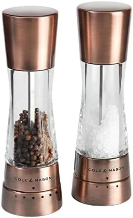 Budget 𧨠COLE & MASON Derwent Salt And Pepper Grinder Set - Stainless Steel Mills Include Gift Box, Gourmet Precision Mechanisms And Premium Sea Salt And Peppercor π - Image 8