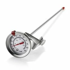 Best Sale π KT THERMO π¬ Candy/Deep Fry Thermometer With Instant Read,Dial Thermometer,12" Stainless Steel Stem Meat Cooking Thermometer,Best For Turkey,BBQ,Grill π