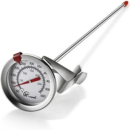 Best Sale π KT THERMO π¬ Candy/Deep Fry Thermometer With Instant Read,Dial Thermometer,12" Stainless Steel Stem Meat Cooking Thermometer,Best For Turkey,BBQ,Grill π - Image 7