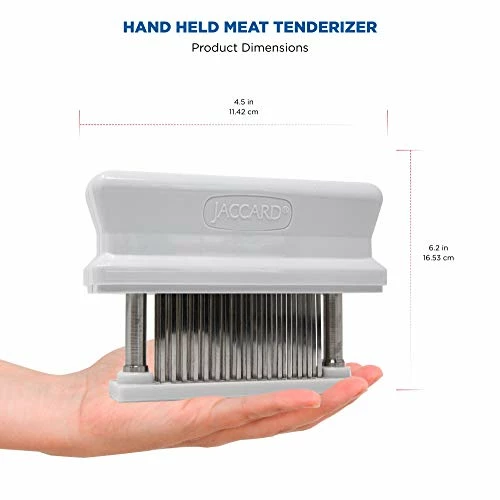 Best reviews of π Jaccard 48-Blade Meat Tenderizer, Original Super 3 Meat Tenderizer, 1.50 X 4.00 X 5.75 Inches, White π