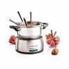 Best reviews of ✨ Nostalgia 6-Cup Stainless Steel Electric Fondue Pot Set With Temperature Control, 6 Color-Coded Forks, And Removable Pot - Fondue Pot For Chocolate, 🍬 Candy Melts, Caramel, Cheese, Sauces, And More 🔥
