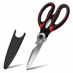 Wholesale π Urbanstrive Heavy Duty Kitchen Shears With Protective Sheath Kitchen Meat Scissors, Dishwasher Safe Cooking Scissors, Food Scissors For Chicken, Poultry, Fish, Herbs (Black+Red) β