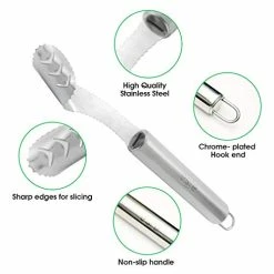 Best reviews of π― ESRE Stainless Steel Pepper Core Remover, Jalapeno Pepper Corer Tool Chili Deseeder, Sharp Edge Kitchen Gadget Seed Remover Dishwasher Safe, Slice Off Vegetables Tops For Barbecue β