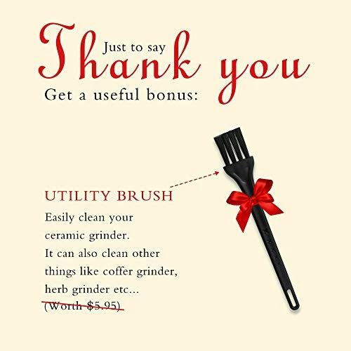 Promo 🎁 Gravity Electric Salt And Pepper Grinder Set【White Light】- Battery Operated Automatic Salt And Pepper Mills,Adjustable Coarseness,One-Handed Operation,Utility Brush,Stainless Steel By 😉 - Image 5