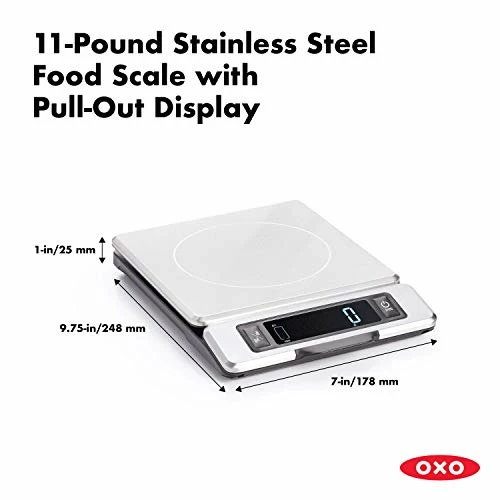 Wholesale π OXO Good Grips 11-Pound Stainless Steel Food Scale With Pull-Out Display π - Image 2