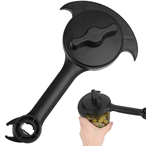 Hot Sale π― Upgraded Jar Opener For Weak Hands With Seniorsor Arthritis, Effortless Jar Lid Opener For Kitchen, 3-in-1 Multifunctional Bottle Opener Opens Pop-Top Cans Beer Bottles Soda Cans Black π