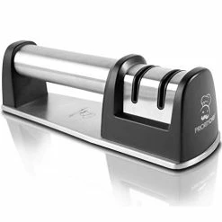 Top 10 🎁 Priority Chef PriorityChef Knife Sharpener For Straight And Serrated Knives, 2-Stage Diamond 🧥 Coated Wheel System, Sharpens Dull Knives Quickly, Safe And Easy To Us 🎁