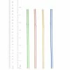 Flash Sale ✔️ Comfy Package [400 Pack] Flexible Disposable Plastic Drinking Straws - 7.75" High - Assorted Colors Striped… Assorted Colors - 400 🎉