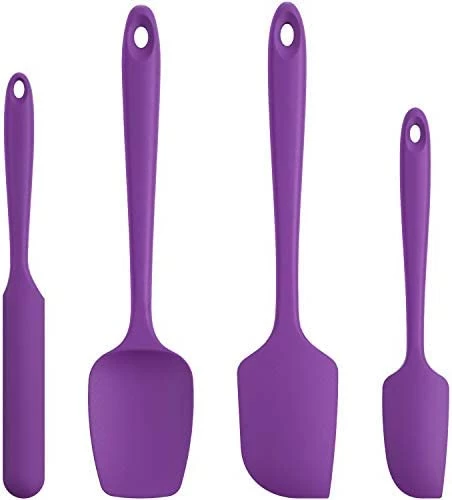 Outlet π U-Taste Silicone Spatula Set With 600 Degrees Fahrenheit Heat Resistant (Teal/Aqua Sky) π - Image 9