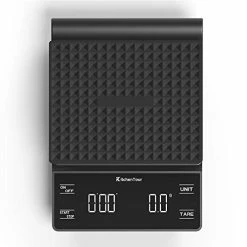 Budget 🔔 K KitchenTour KitchenTour Coffee Scale With Timer 3kg/0.1g High Precision Pour Over Drip Espresso Scale With Back-Lit LCD Display (Batteries Included) ⌛