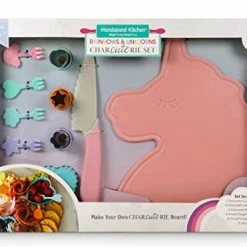 Best Sale 🎁 Handstand Kitchen Unicorn Char-cute-rie 18-piece Charcuterie Set For Kid Safe Cooking 👍