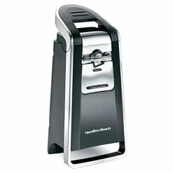 Buy ⌛ Hamilton Beach (76606ZA) Smooth Touch Electric Automatic Can Opener With Easy Push Down Lever, Opens All Standard-Size And Pop-Top Cans, Extra Tall, Black And Chr 🌟