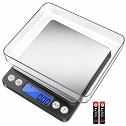Flash Sale 😉 Fuzion Digital Gram Scale With 2 Trays, 500g/ 0.01g Small Jewelry Scale, 6 Units Gram Scales Digital Weight Gram And Oz, Tare Function Digital Herb Scale For Food, Mini Reptile Silver 😉
