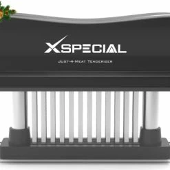 New 💯 XSpecial Meat Tenderizer Tool 48 Blades Stainless Steel, Easy To Use & Clean, Sharp Needles Makes The Toughest Steak Tender 🌟