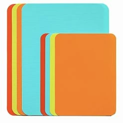 Top 10 🔔 Simply Genius (8 Piece) Extra Thick Cutting Boards For Kitchen Prep, Non Slip Flexible Cutting Mat Set, Dishwasher Safe, BPA Free Plastic Colorful Chopping Mats For Meat And Vegetables Multicolor 🔥