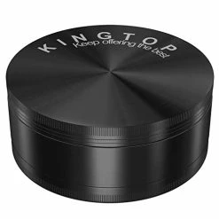 Discount ⭐ KINGTOP Spice Grinder Large 3.0 Inch Black 🥰