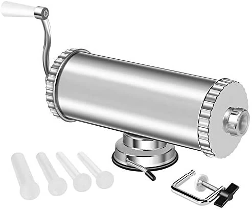 Top 10 π MASTER FENG Sausage Stuffer, Stainless Steel Homemade Sausage Maker Vertical Meat Filling Kitchen Machine, Packed 8 Stuffing Tubes (2.5LBS/1.5L) π - Image 8