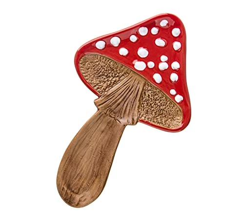 Best Pirce π Dgudgu Spoon Rest Spoon Holder For Stove Top Cute Mushroom Spoon Rest For Kitchen Counter Ceramic Spatula Holder Utensil Rest π